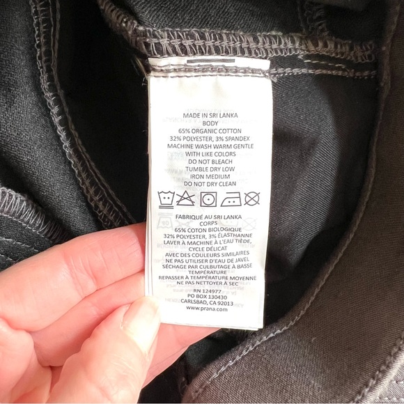 Prana The Jordy Jegging Granite Sz 2 - Picture 5 of 12